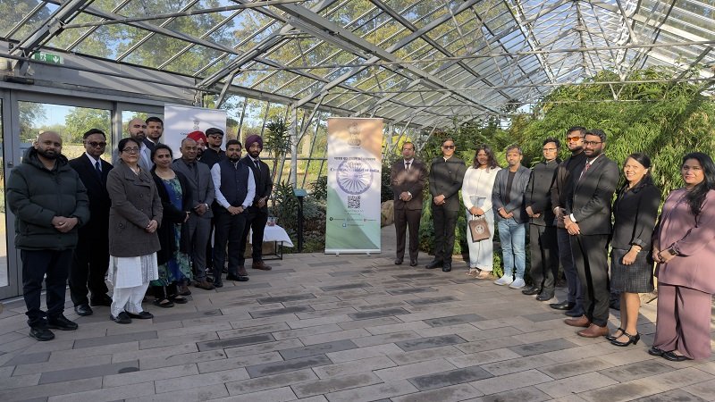 Consulate General of India, Edinburgh commemorated the 157th birth anniversary of Mahatma Gandhi and the International Day of Non-Violence at Saughton Park, Edinburgh.