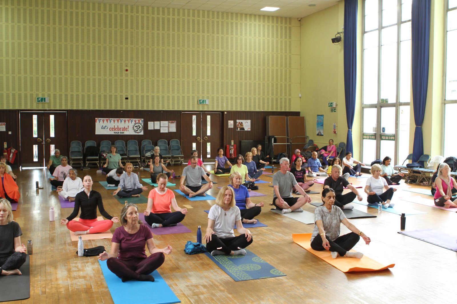 CG joined the Yoga session with Manjulika Singh in Glasgow.