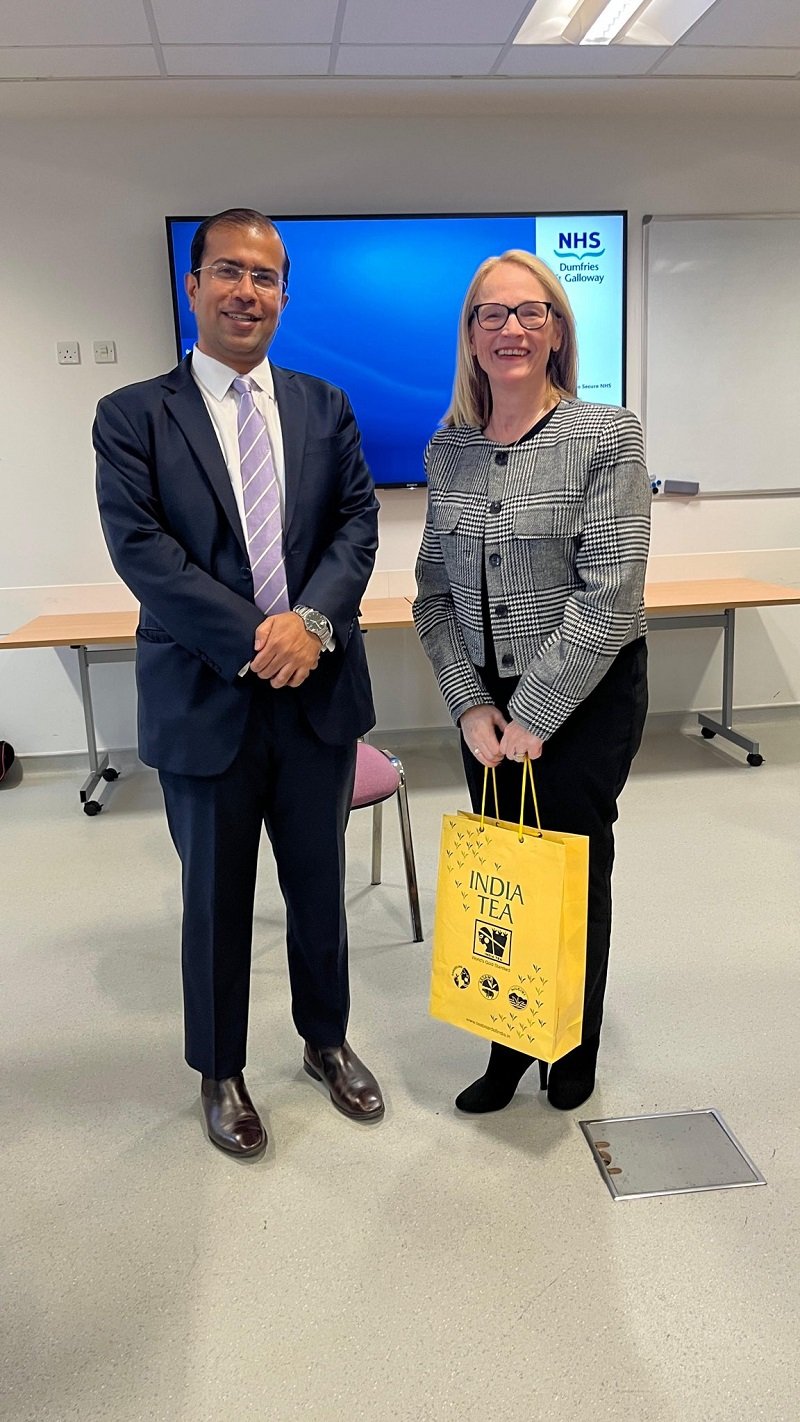 Consul General Engages with Indian Community and NHS Dumfries & Galloway Leadership to Strengthen India–Scotland Healthcare Collaboration