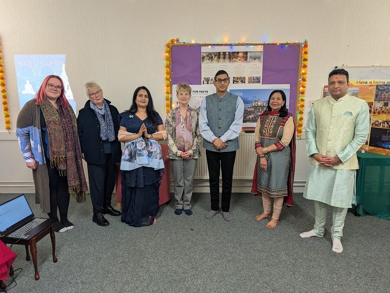 Consul attended the Diwali & Annakut celebrations organised by BAPS Swaminarayan Satsang Mandal, Edinburgh.