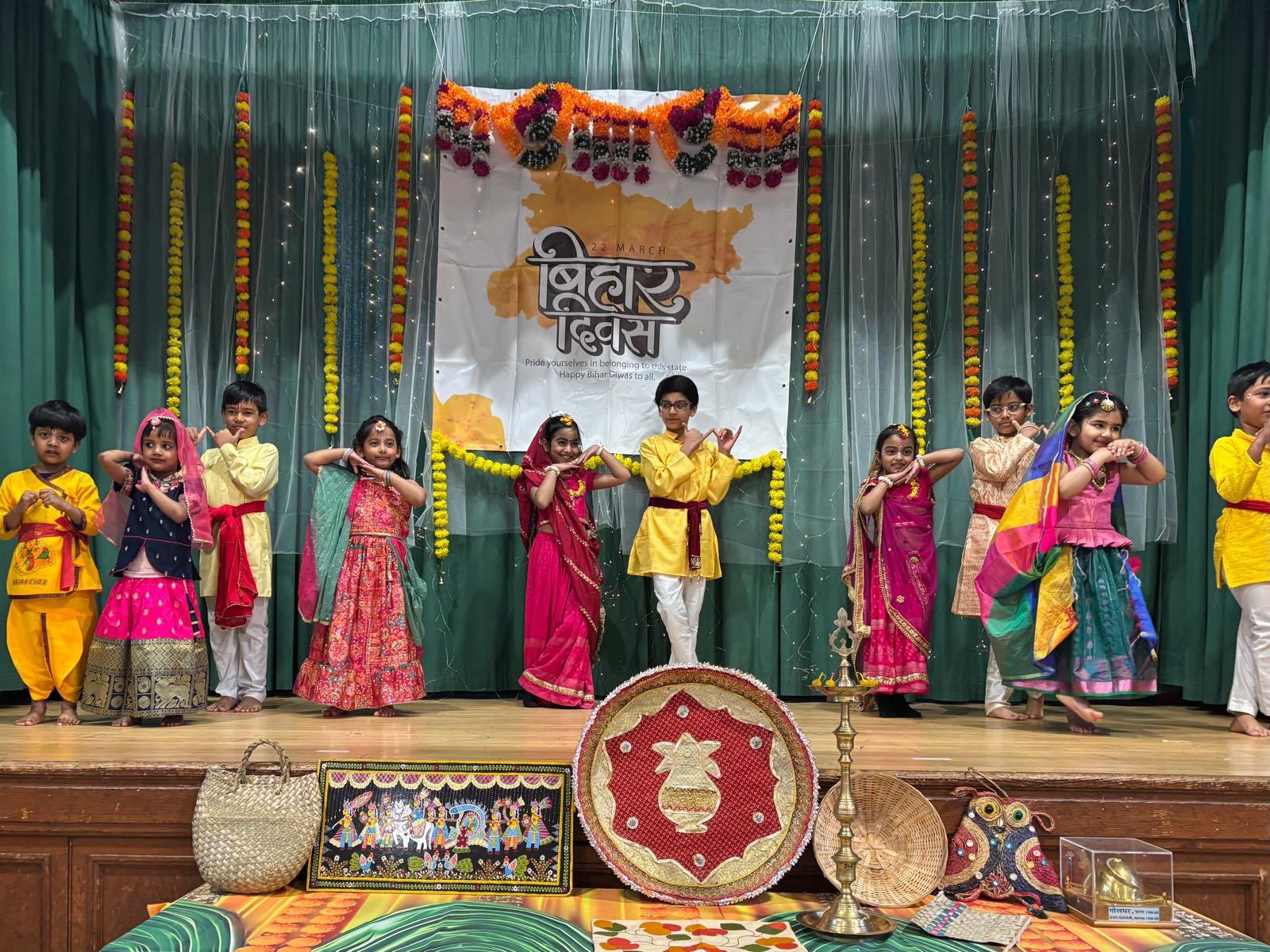 Bihar Divas celebration in Edinburgh.