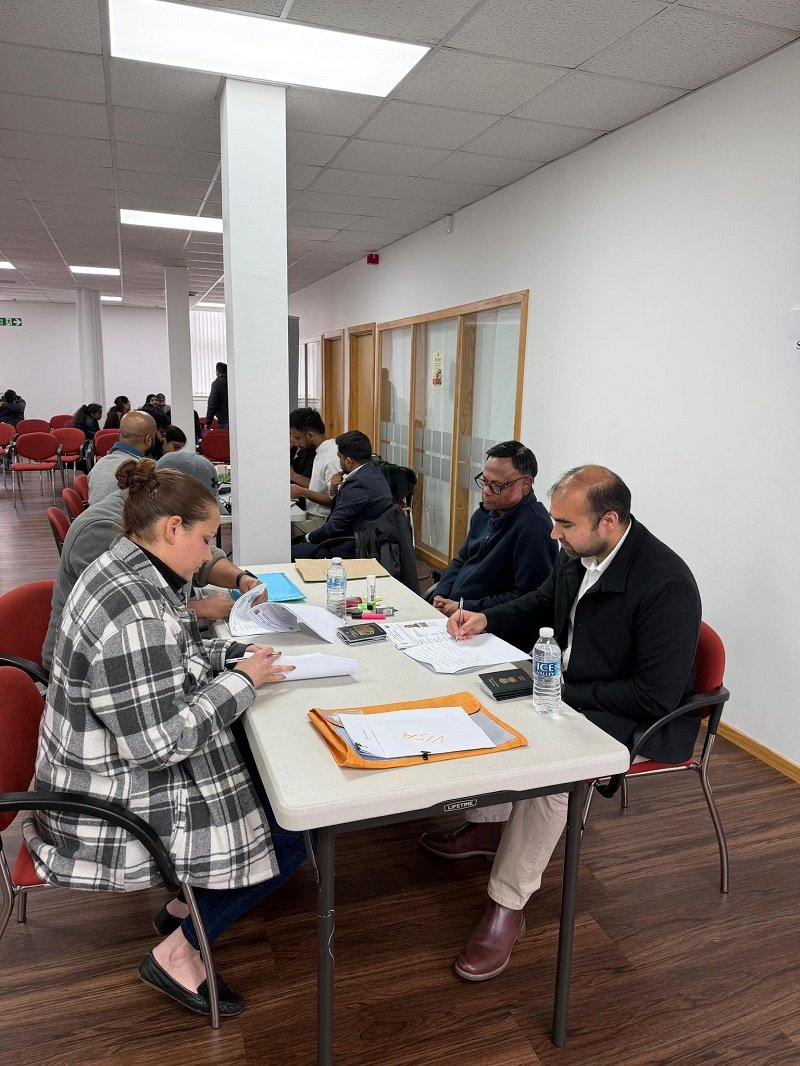 Consular Camp in Aberdeen Hindu Temple.