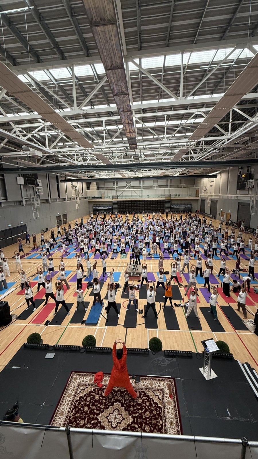 11th International Day of Yoga celebration at Glasgow, 21 June 2025.
