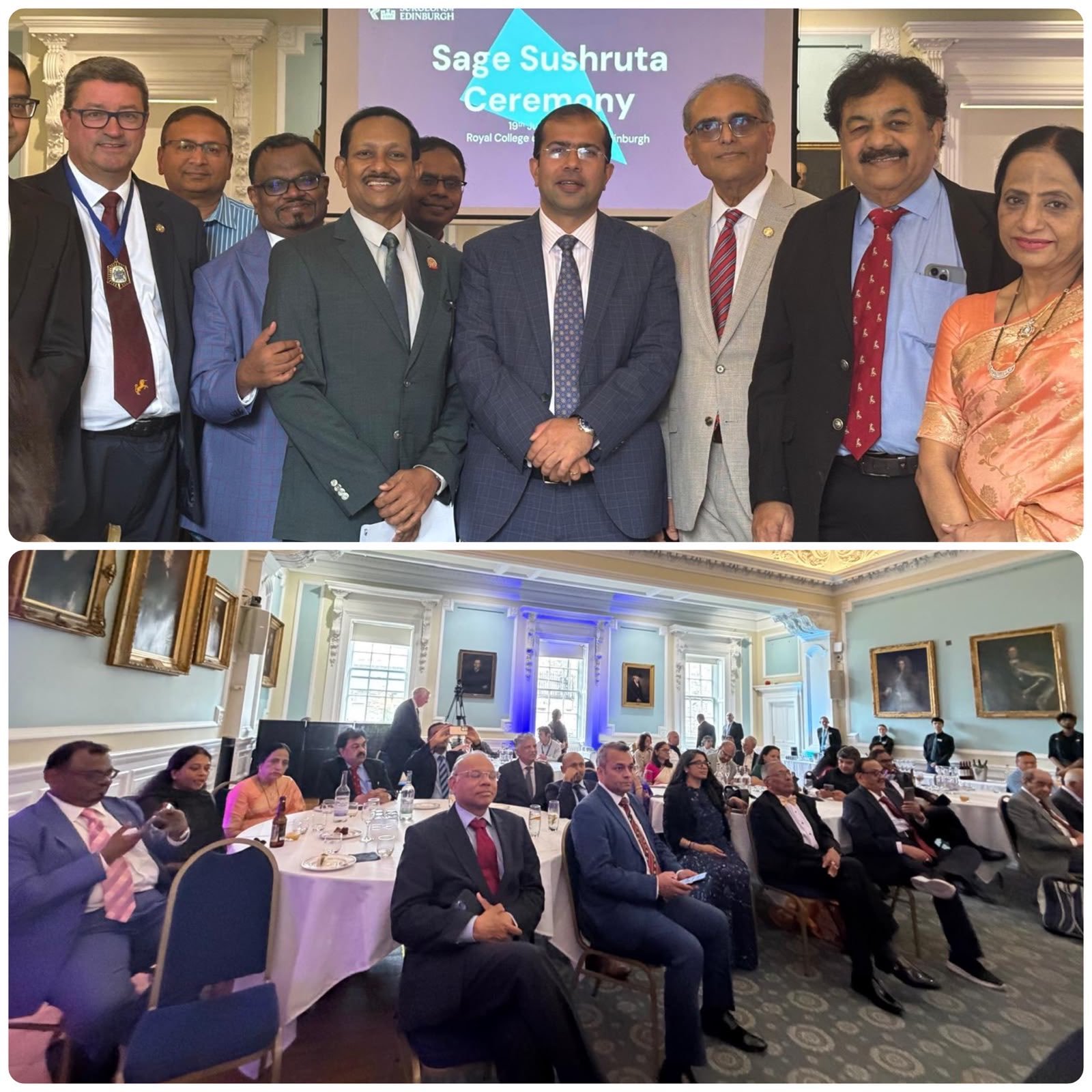 Consul General unveiled the bronze sculpture of Sage Sushruta, revered as the Father of Surgery, at the Royal College of Surgeons of Edinburgh.