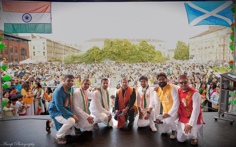 79th Independence Day celebration at Kent Ground, Glasgow.
