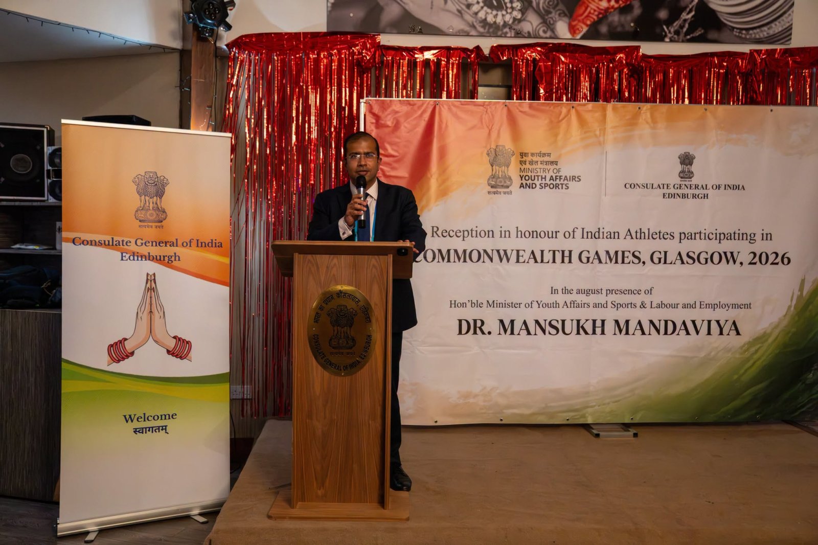 Consulate General of India, Edinburgh Hosts Reception for Team India Ahead of Commonwealth Games Glasgow 2026.