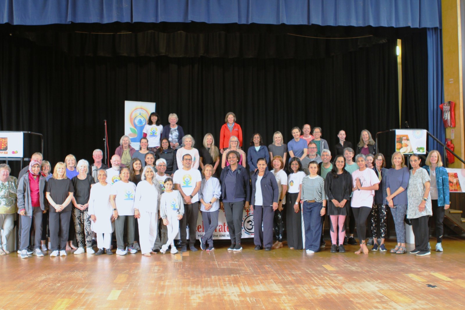CG joined the Yoga session with Manjulika Singh in Glasgow.
