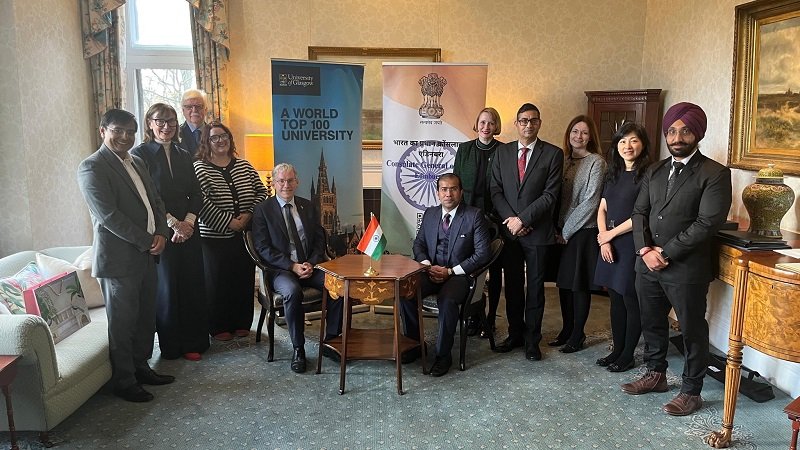 An MoU was signed between the Indian Council for Cultural Relations (ICCR) & the University of Glasgow on the establishment of the ICCR Chair of Indian Studies.