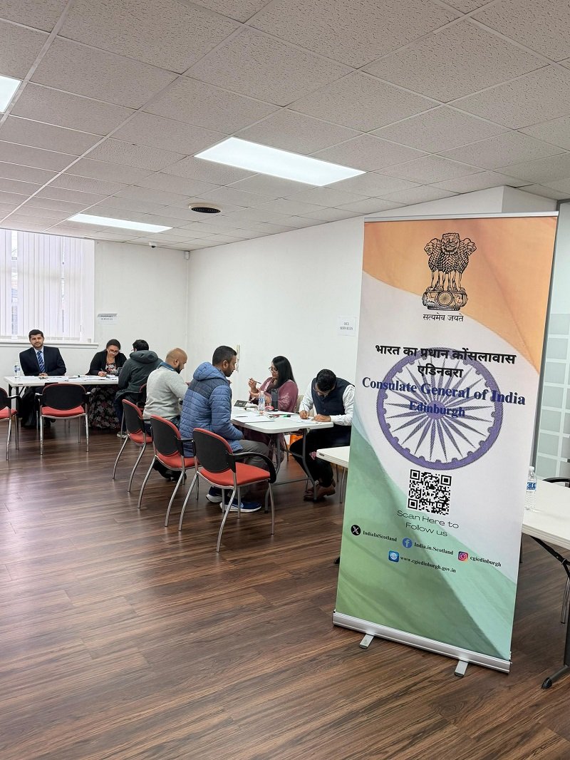 Consular Camp in Aberdeen Hindu Temple.