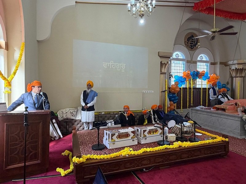 CG joined the Baisakhi celebrations and the vibrant Nagar Kirtan procession at the Edinburgh Gurdwara