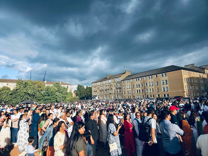 79th Independence Day celebration at Kent Ground, Glasgow.