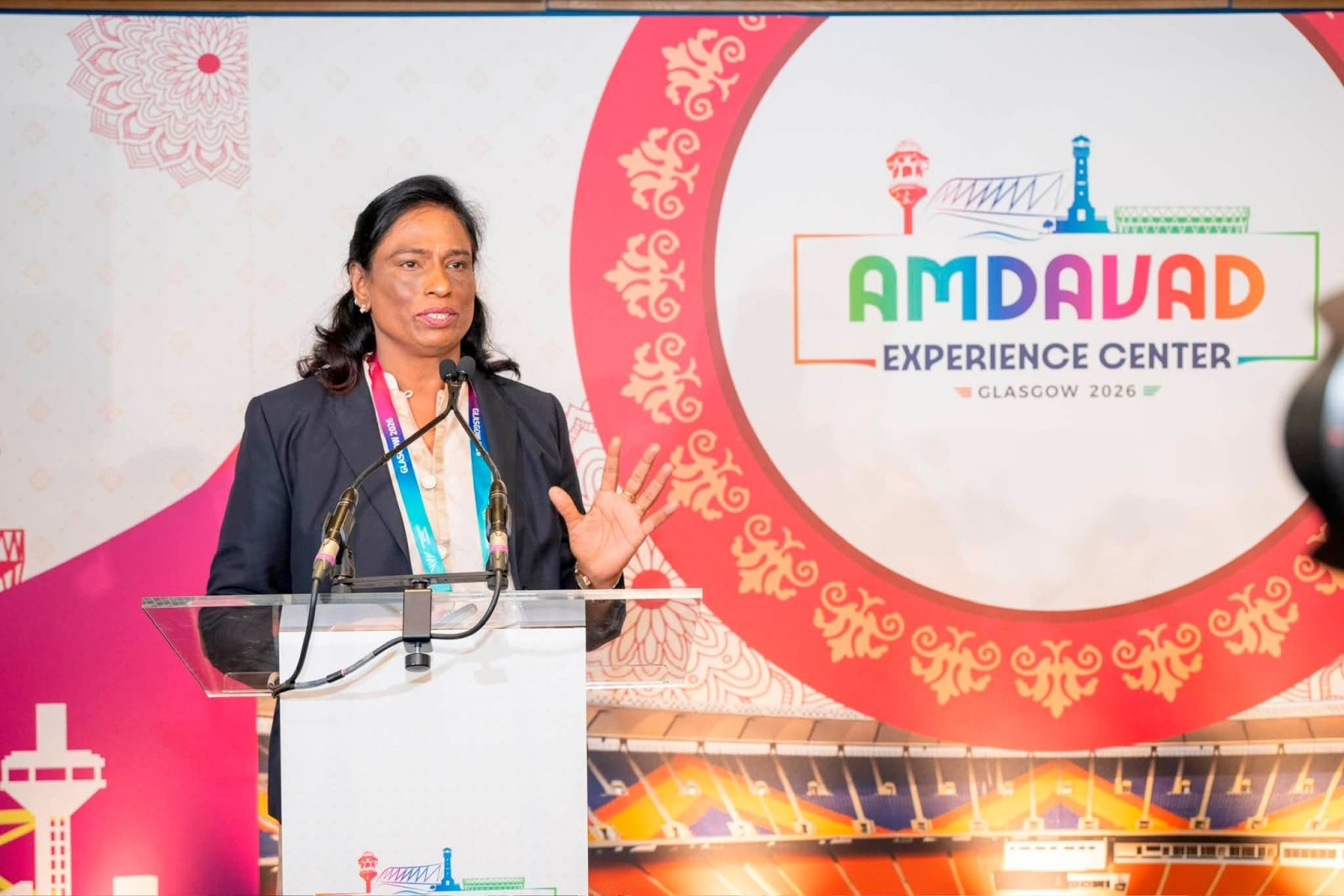 Hon’ble Deputy Chief Minister of Gujarat, Shri. Harsh Sanghavi, inaugurated the Amdavad Experience Centre – Glasgow 2026.