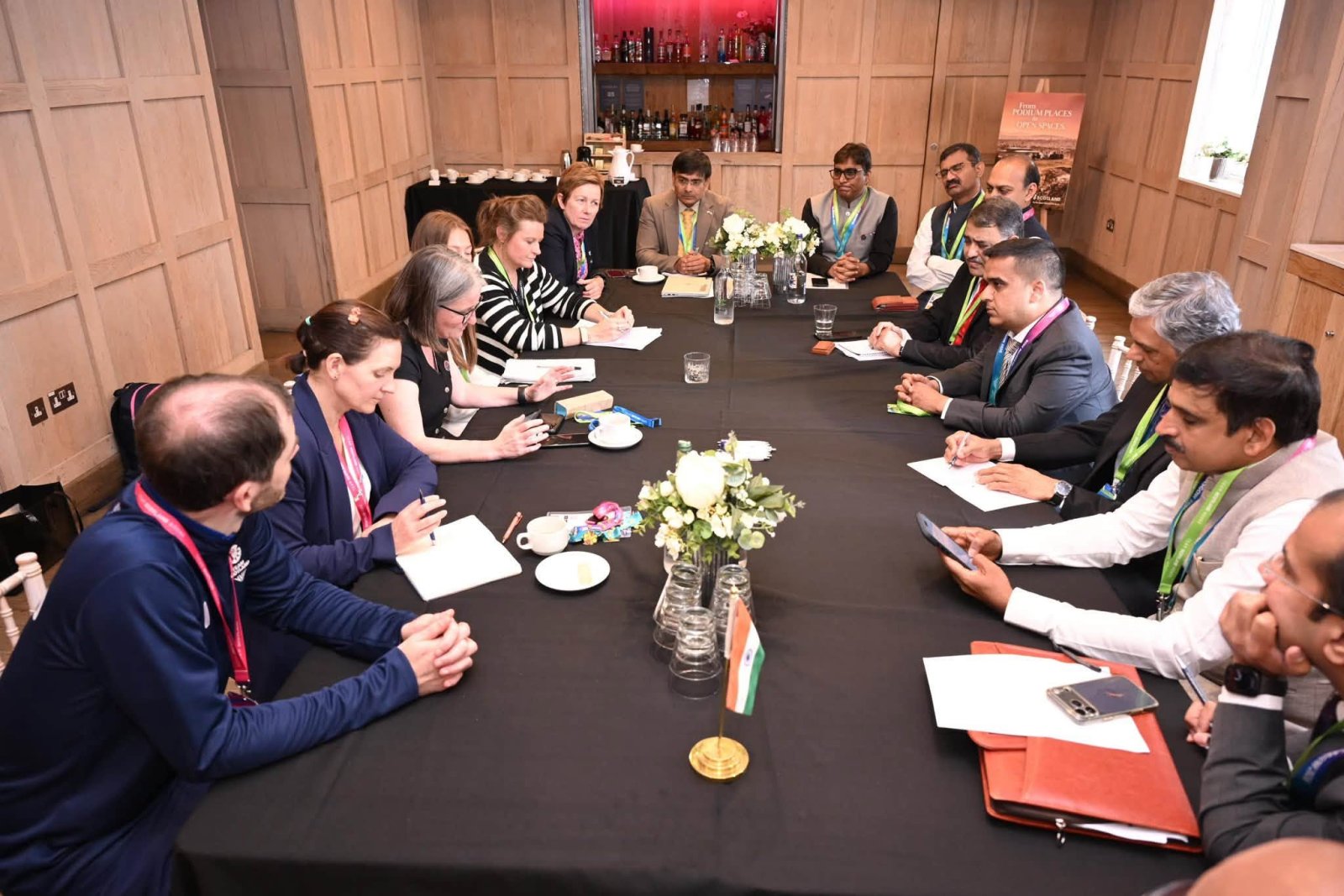 Hon’ble Deputy Chief Minister of Gujarat, Shri. Harsh Sanghavi, met Ms. Maree Todd MSP, Minister for Sport, Scottish Government.