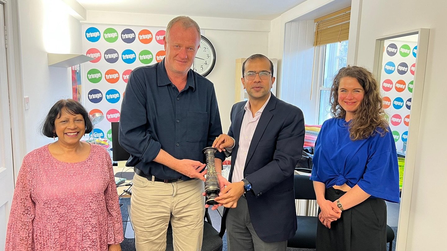 Consul General met with Mr. Tony Lankester, Chief Executive of the Edinburgh Festival Fringe Society.