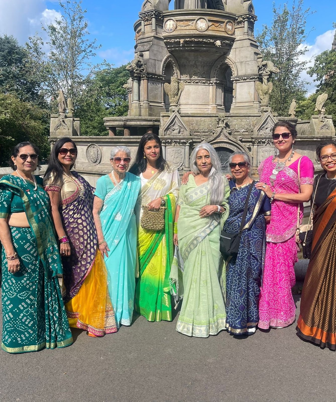 Spouse of Consul General Ms. Pavas Malik attended the Saree Celebration 2025 at Hindu Mandir Glasgow