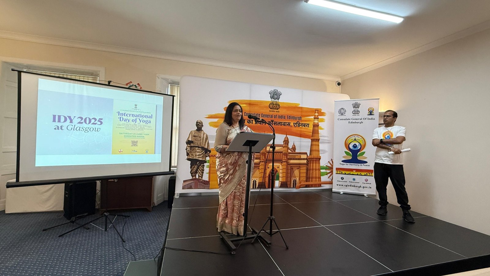 Consulate General of India, Edinburgh launched the 50-day countdown to the 11th International Day of Yoga 2025 by unveiling Yoga events across 7 cities in Scotland – Edinburgh, Glasgow, Inverness, Aberdeen, Dundee, Livingston & Winchburgh.