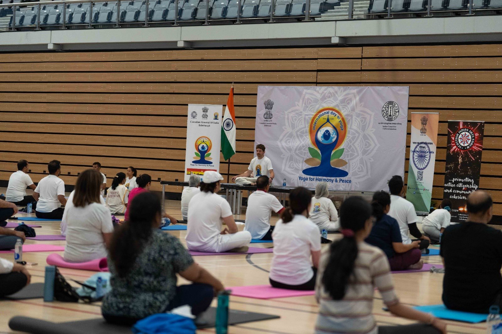 11th International Day of Yoga celebration at Edinburgh.
