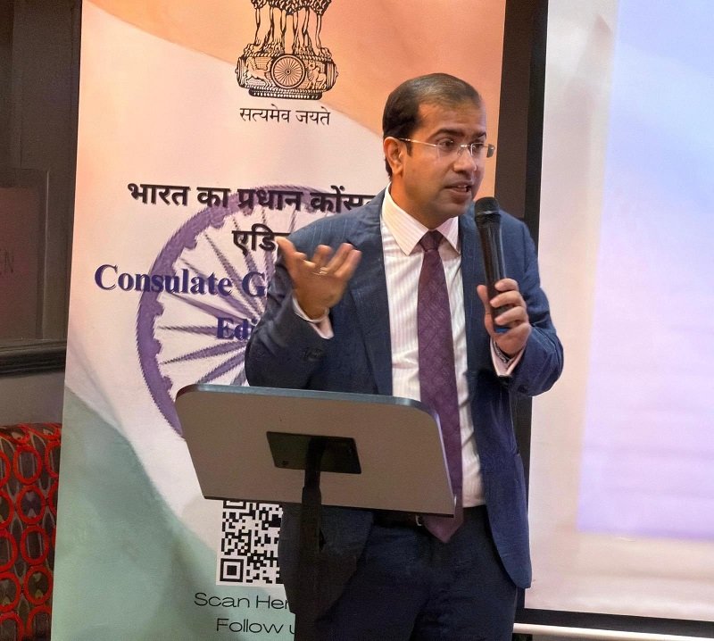 The Consulate General of India, Edinburgh hosted a Welcome Reception for newly arrived Indian students at Scottish Universities.