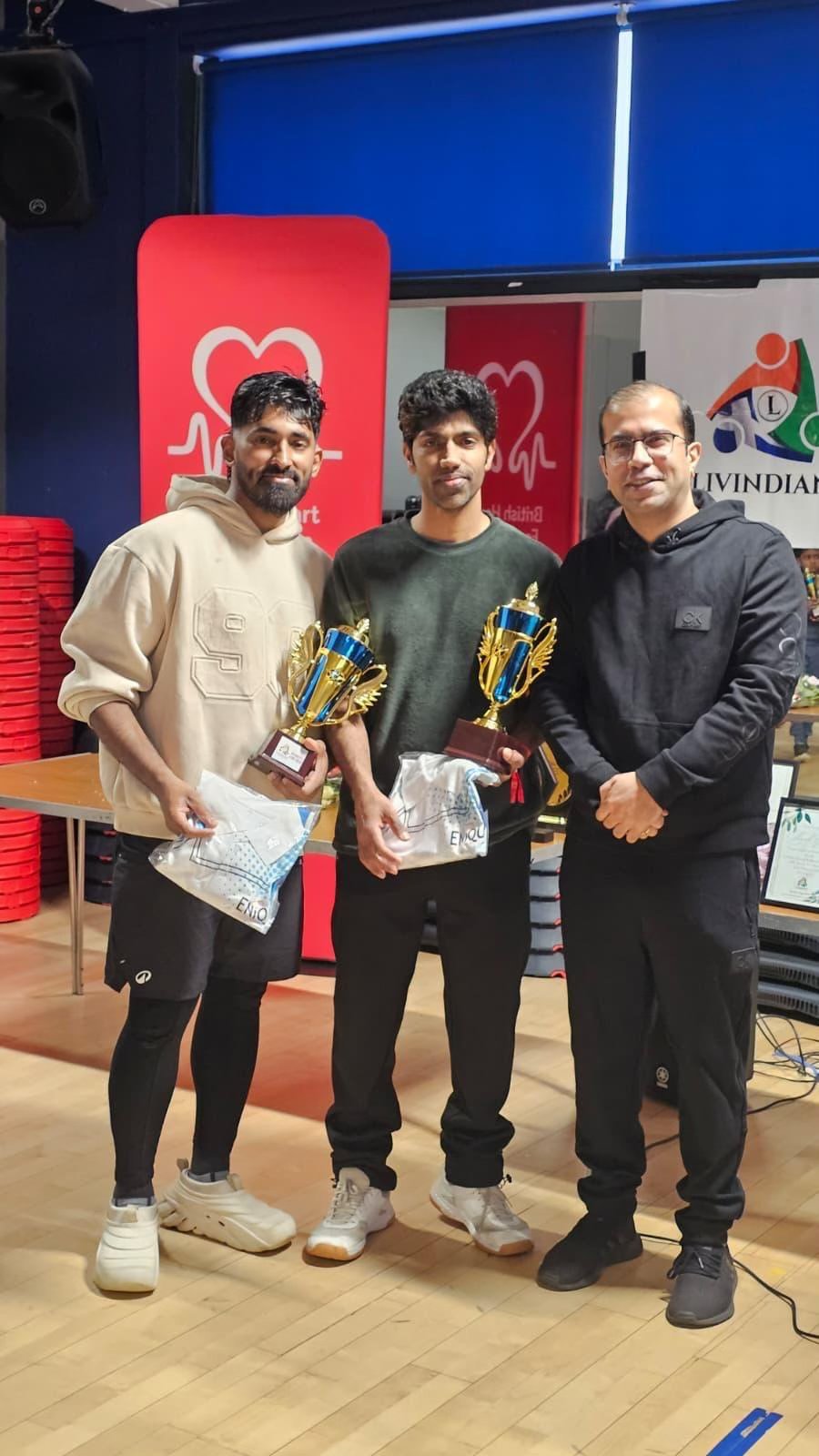 Consul General Joins LIVINDIANS Charity Badminton Tournament Season 8 in Livingston to Support British Heart Foundation Scotland.