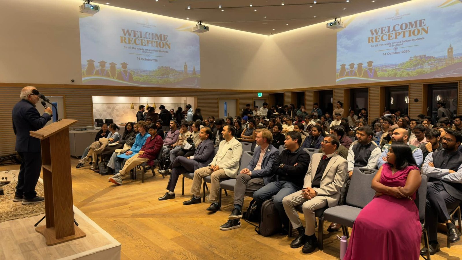 Consulate General of India Edinburgh hosted a Welcome Reception for newly arrived Indian students studying at universities across Scotland.