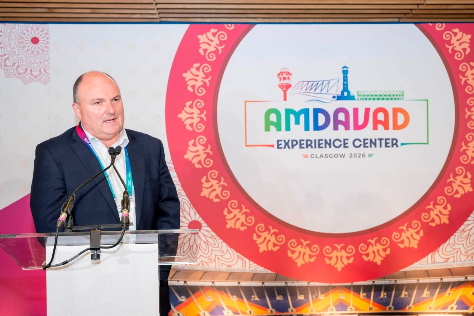 Hon’ble Deputy Chief Minister of Gujarat, Shri. Harsh Sanghavi, inaugurated the Amdavad Experience Centre – Glasgow 2026.