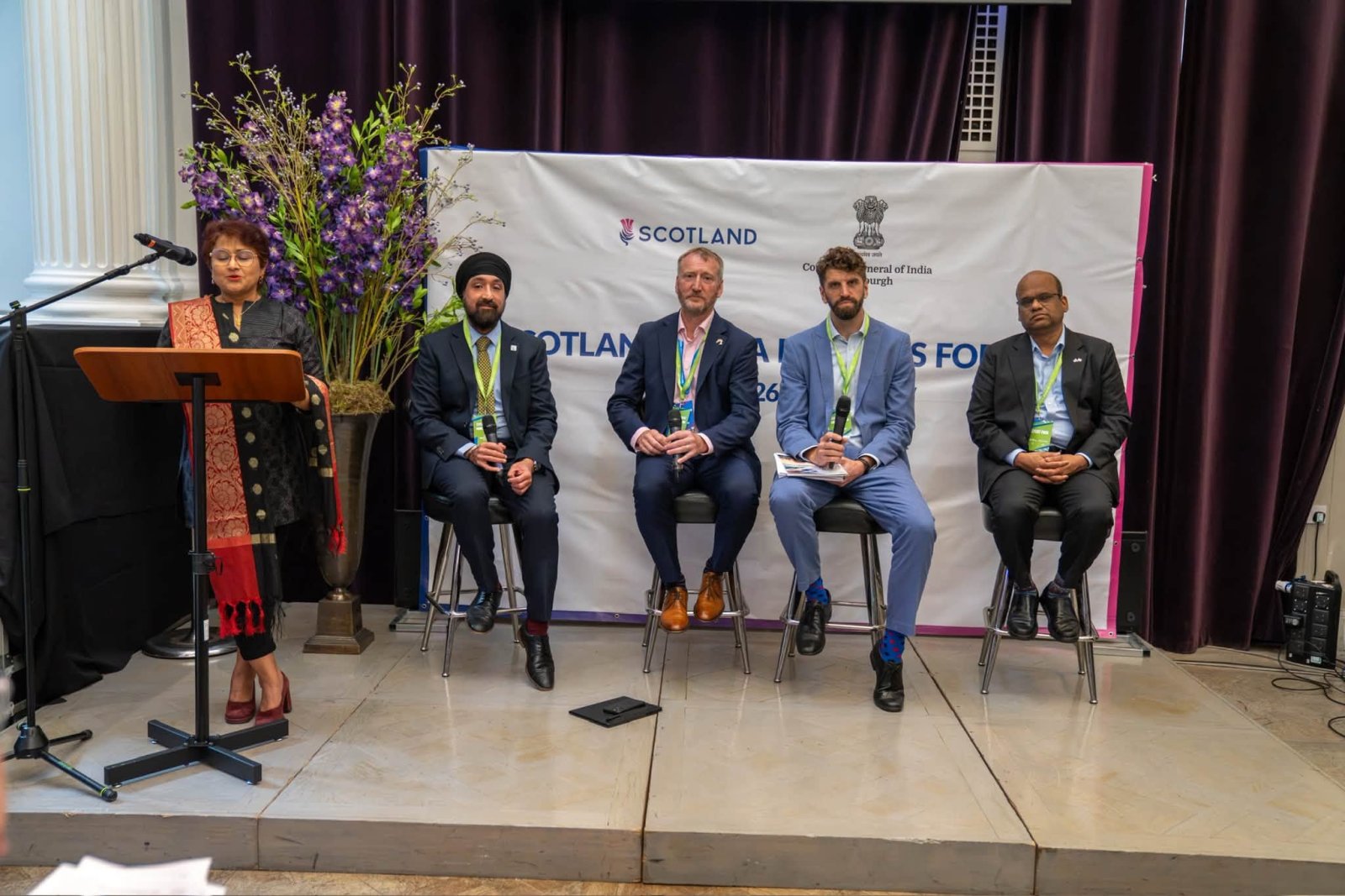 Consulate General of India, Edinburgh along with Scottish Government organised the Scotland–India Business Forum in Glasgow in partnership with UK India Business Council.