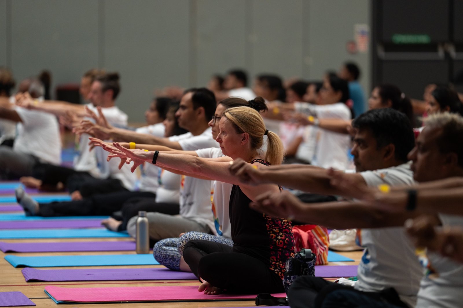 11th International Day of Yoga celebration at Glasgow, 21 June 2025.