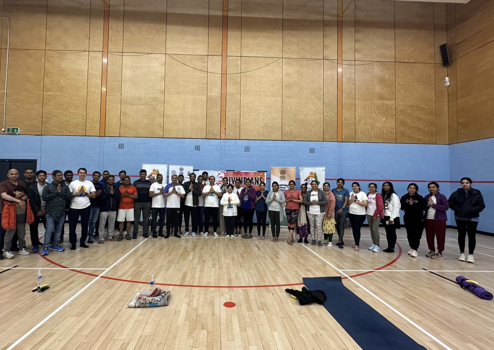Consulate General of India, Edinburgh, organised a Yoga session in Livingston