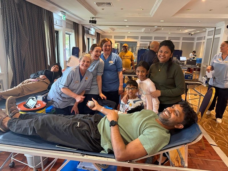 CG participated in the blood donation camp organised by LivIndians in Livingston, in collaboration with Scotblood.