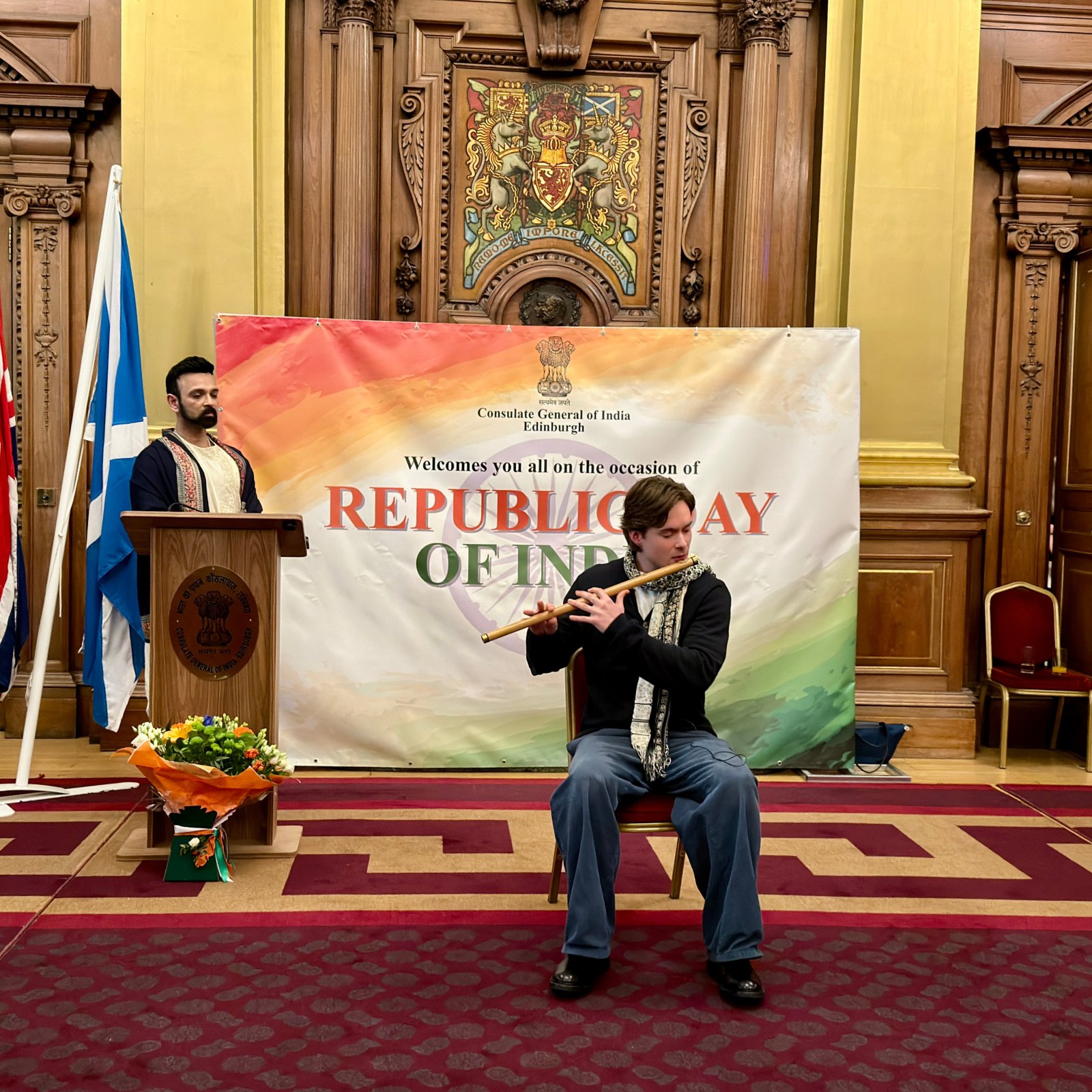 The 77th Republic Day Reception was hosted by the Consulate General of India, Edinburgh at the City Chambers
