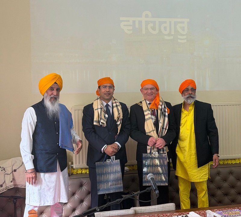 CG joined the Baisakhi celebrations and the vibrant Nagar Kirtan procession at the Edinburgh Gurdwara