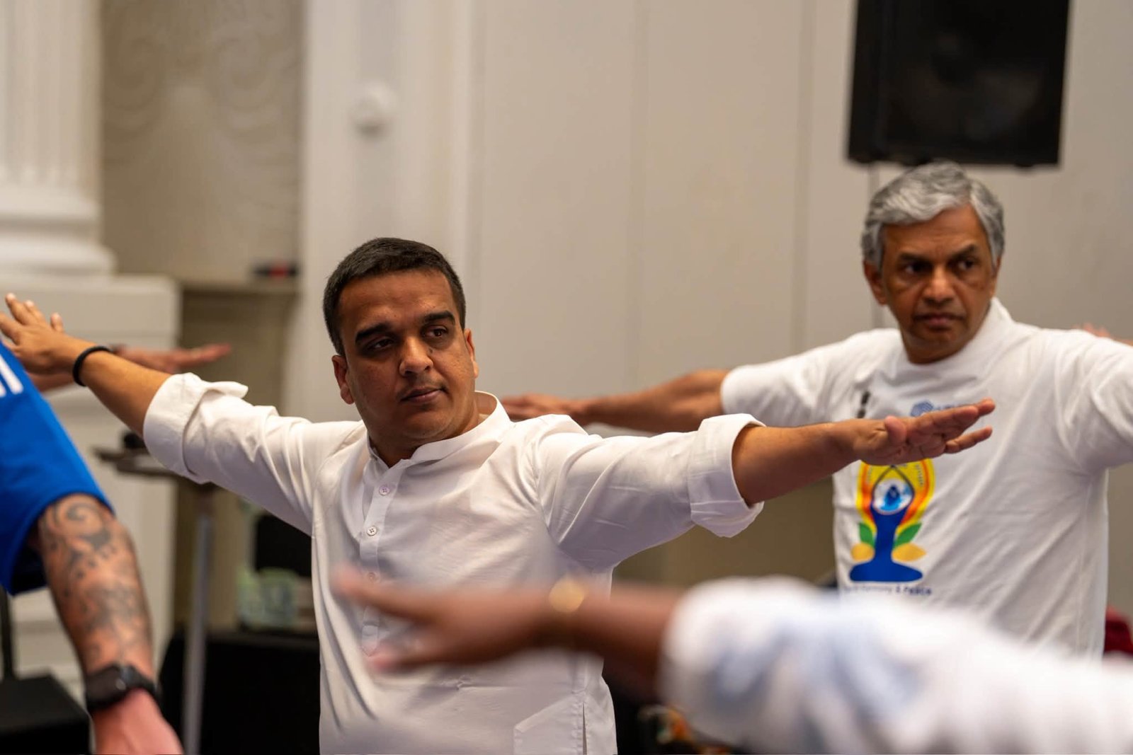 Special Yoga session for Indian and Scottish athletes and officials on the sidelines of the Glasgow 2026 Commonwealth Games.