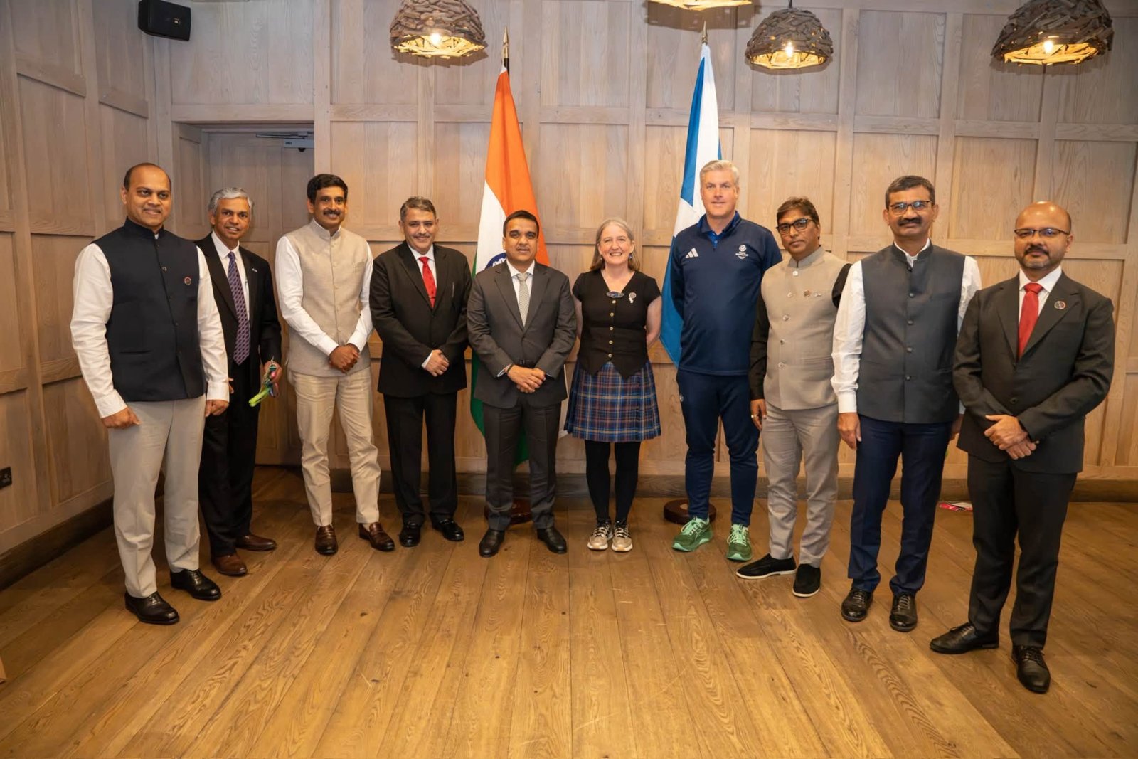 Hon’ble Deputy Chief Minister of Gujarat, Shri. Harsh Sanghavi, met Ms. Maree Todd MSP, Minister for Sport, Scottish Government.