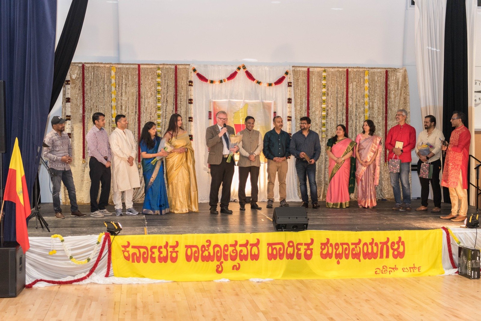 Vice Consul attended the Kannada Association of Scotland's Kannada Rajyotsava celebrations