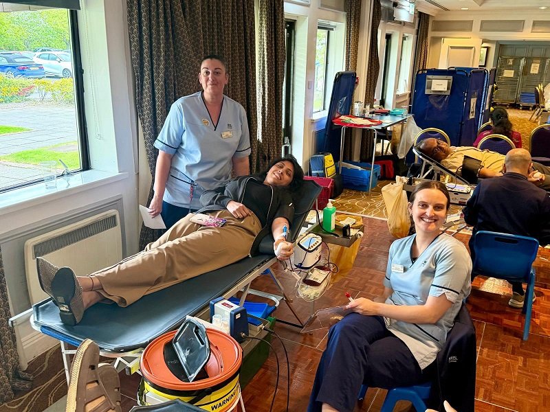 CG participated in the blood donation camp organised by LivIndians in Livingston, in collaboration with Scotblood.