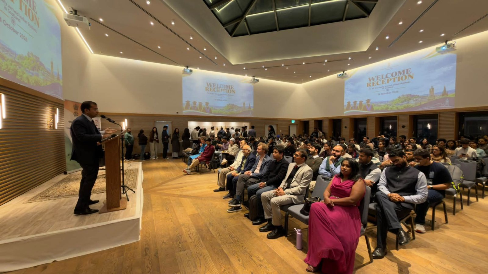 Consulate General of India Edinburgh hosted a Welcome Reception for newly arrived Indian students studying at universities across Scotland.