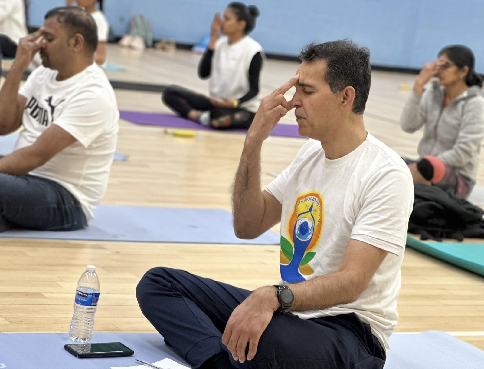 Consulate General of India, Edinburgh, organised a Yoga session in Livingston