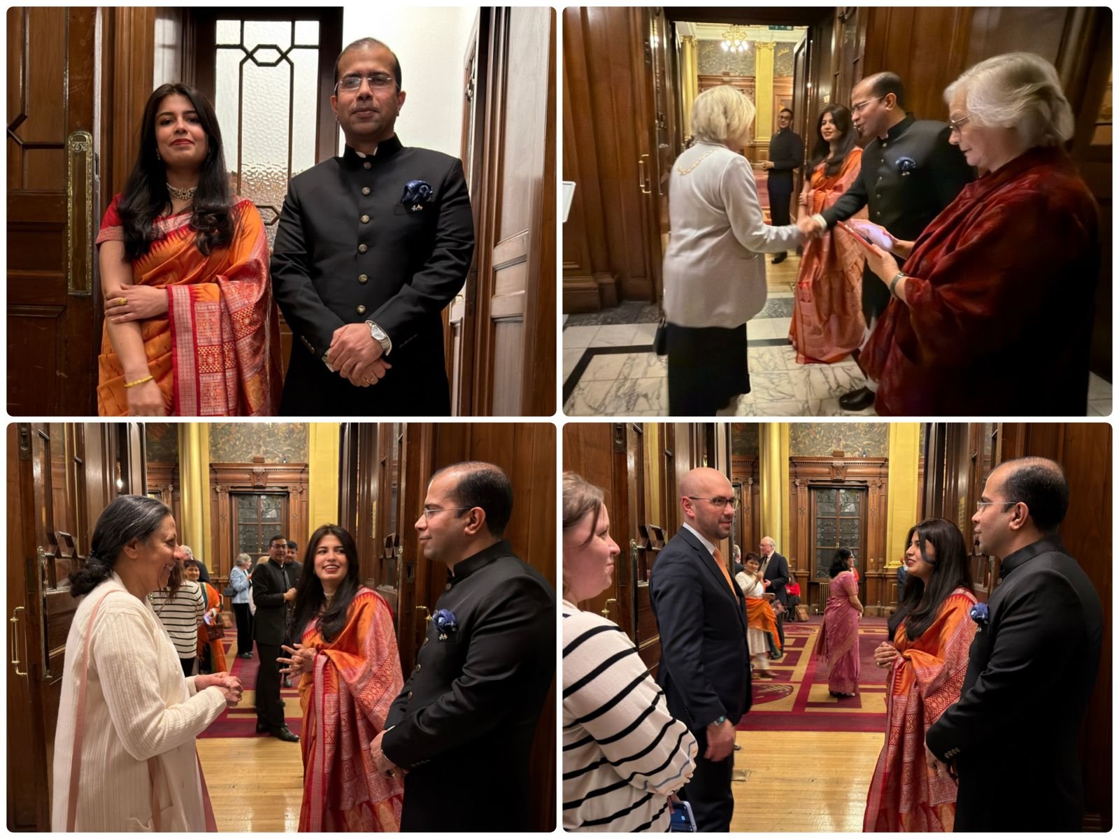 The 77th Republic Day Reception was hosted by the Consulate General of India, Edinburgh at the City Chambers