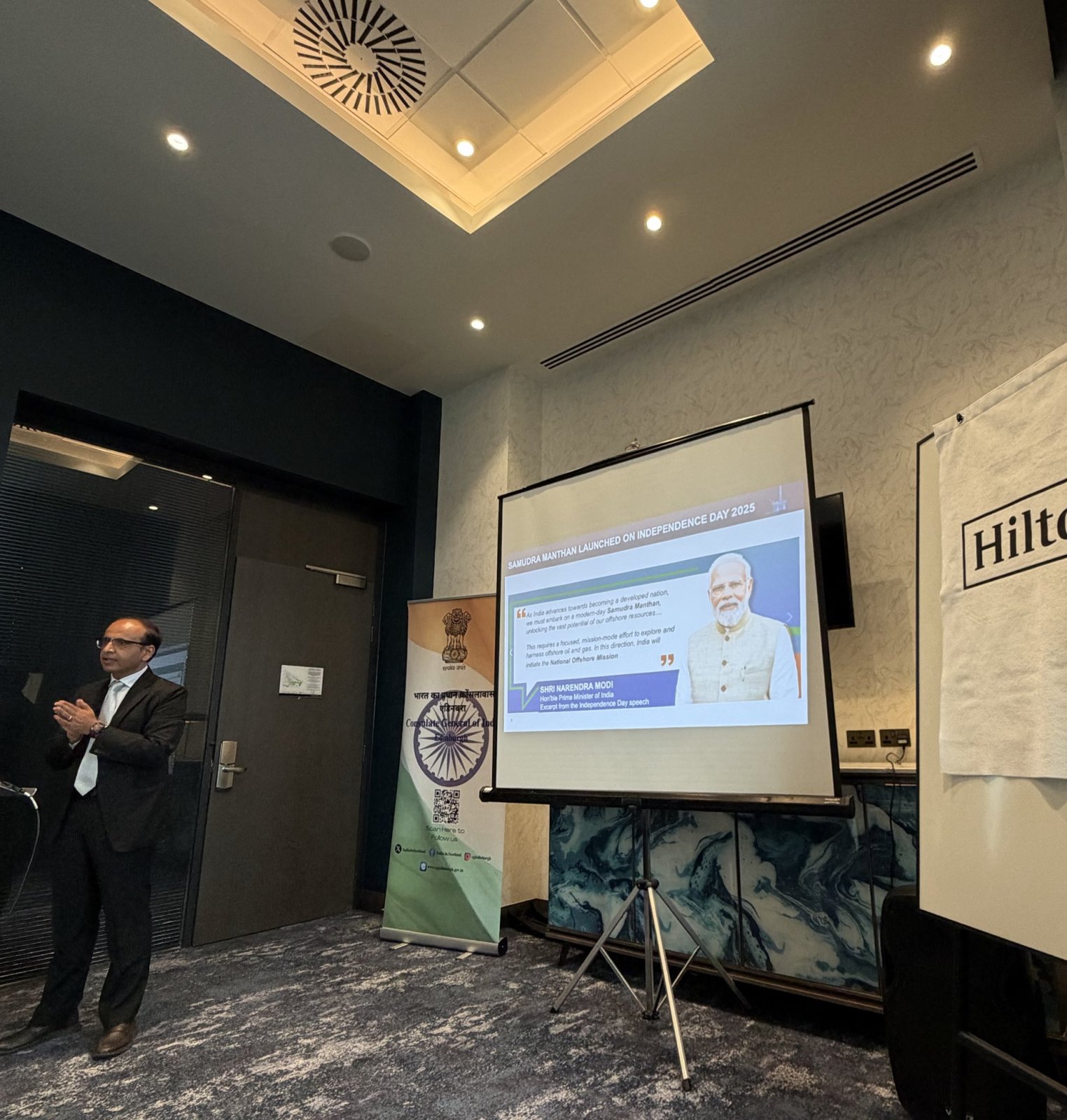 Ministry of Petroleum and Natural Gas in collaboration with the Consulate General of India, Edinburgh & Offshore Energies UK organized an interaction in Aberdeen on India’s Exploration and Production (E&P) investment opportunities.