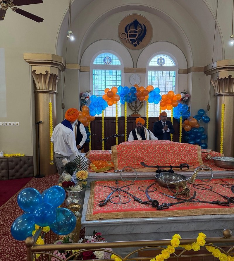 CG joined the Baisakhi celebrations and the vibrant Nagar Kirtan procession at the Edinburgh Gurdwara