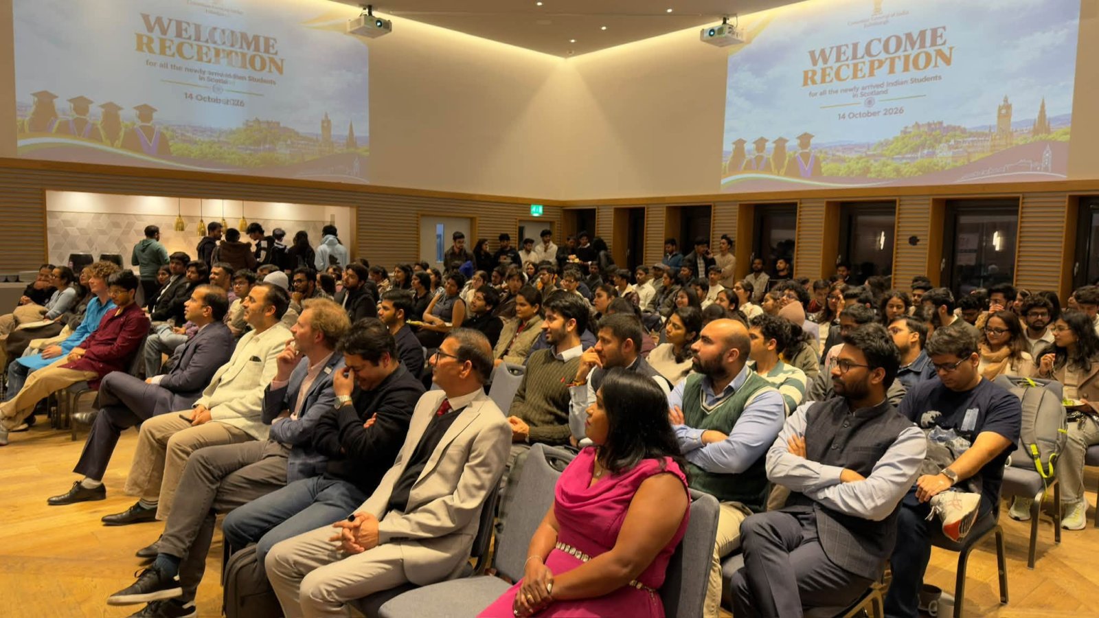 Consulate General of India Edinburgh hosted a Welcome Reception for newly arrived Indian students studying at universities across Scotland.