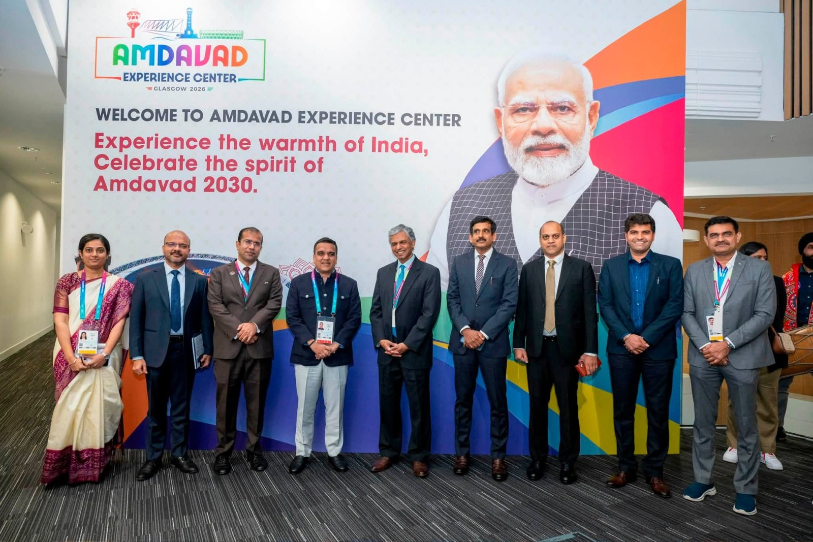 Hon’ble Deputy Chief Minister of Gujarat, Shri. Harsh Sanghavi, inaugurated the Amdavad Experience Centre – Glasgow 2026.
