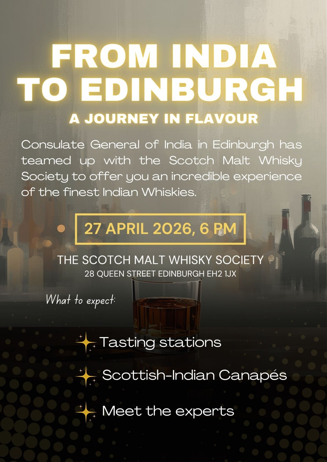 Indian Whiskies Tasting Event