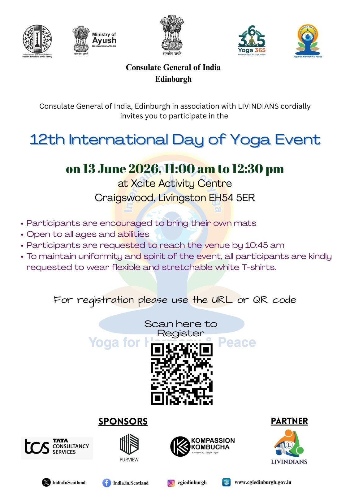 International Day of Yoga - Livingston