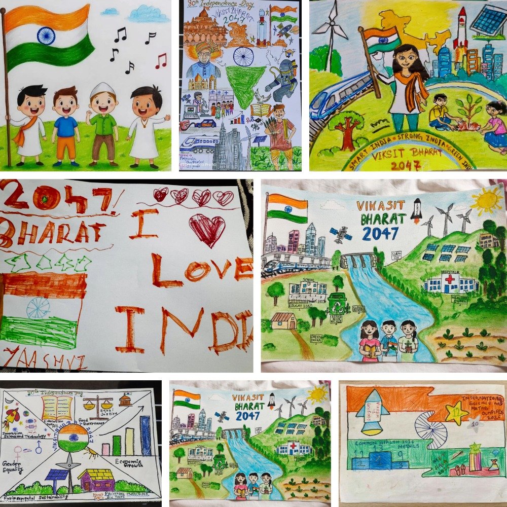 Painting competition on the theme “Viksit Bharat 2047”