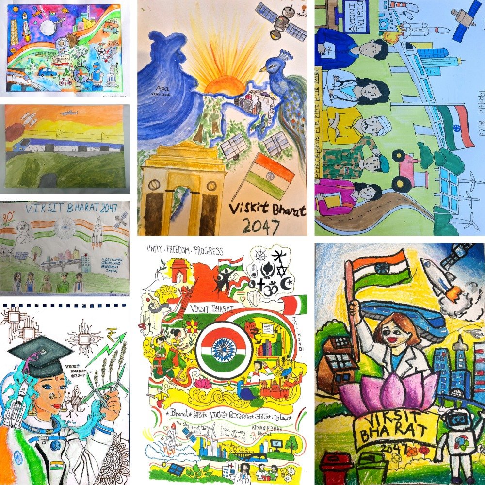 Painting competition on the theme “Viksit Bharat 2047”