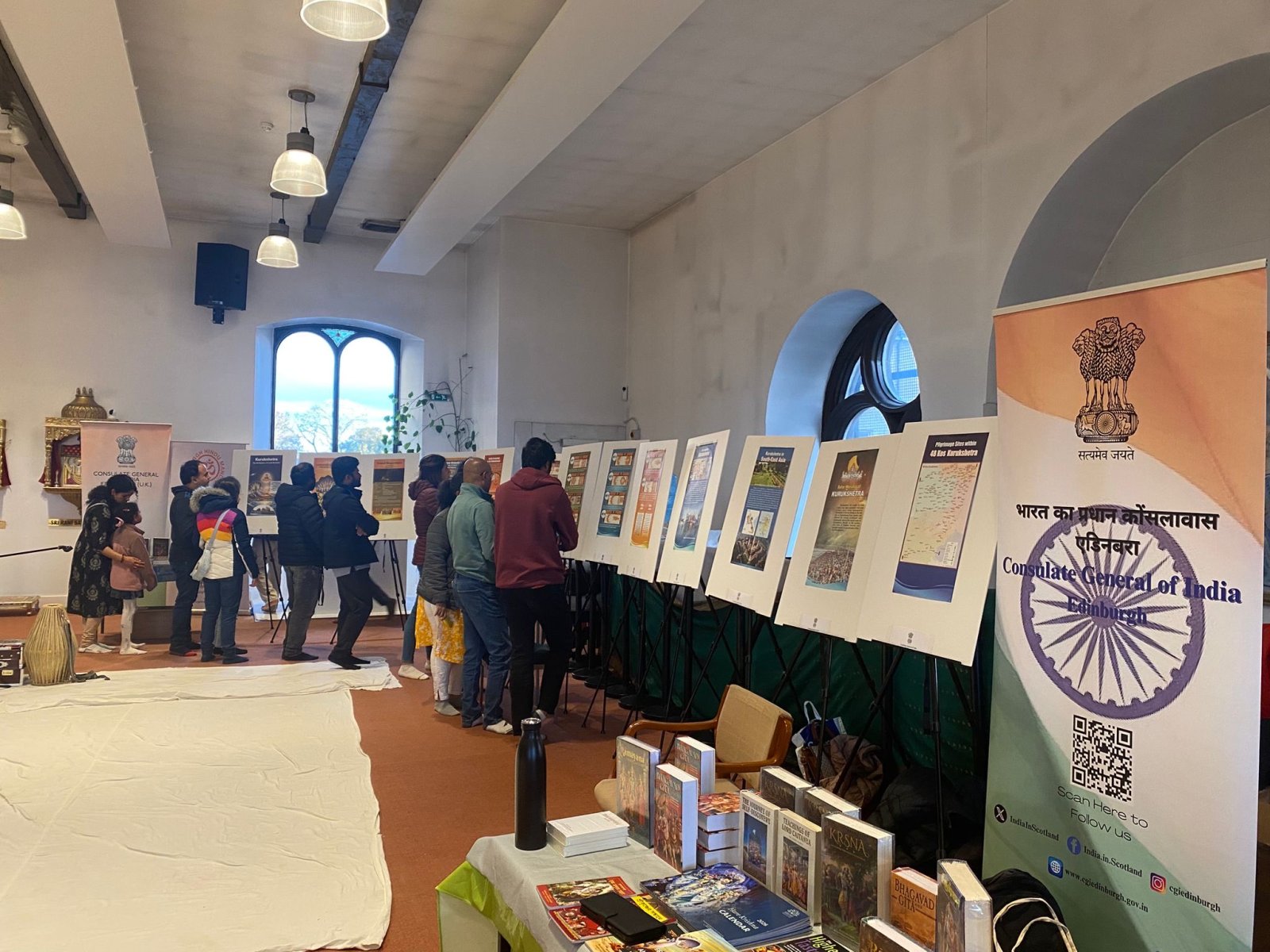 The Consulate General of India, Edinburgh, in collaboration with The Edinburgh Hindu Mandir & Iskcon Scotland, celebrated International Gita Mahotsav 2025