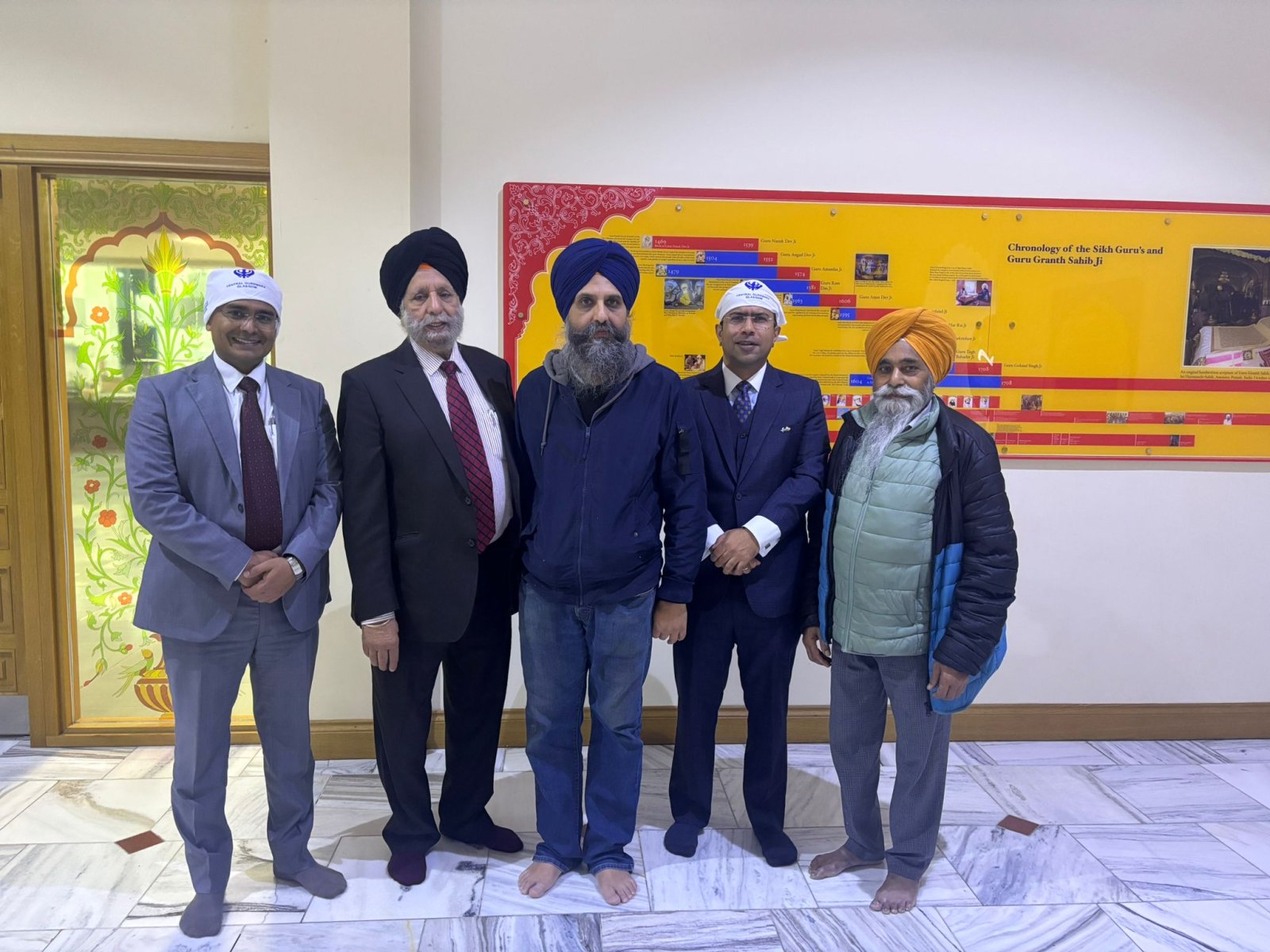 Consul General visited the Gurdwara Singh Sabha in Glasgow