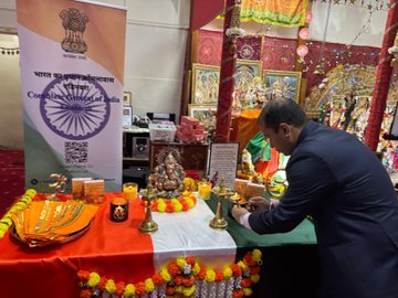 The Consulate General of India, Edinburgh, in collaboration with  Dundee Mandir & ISKCON  Scotland,  celebrated International Gita Mahotsav, 2025 in Dundee.