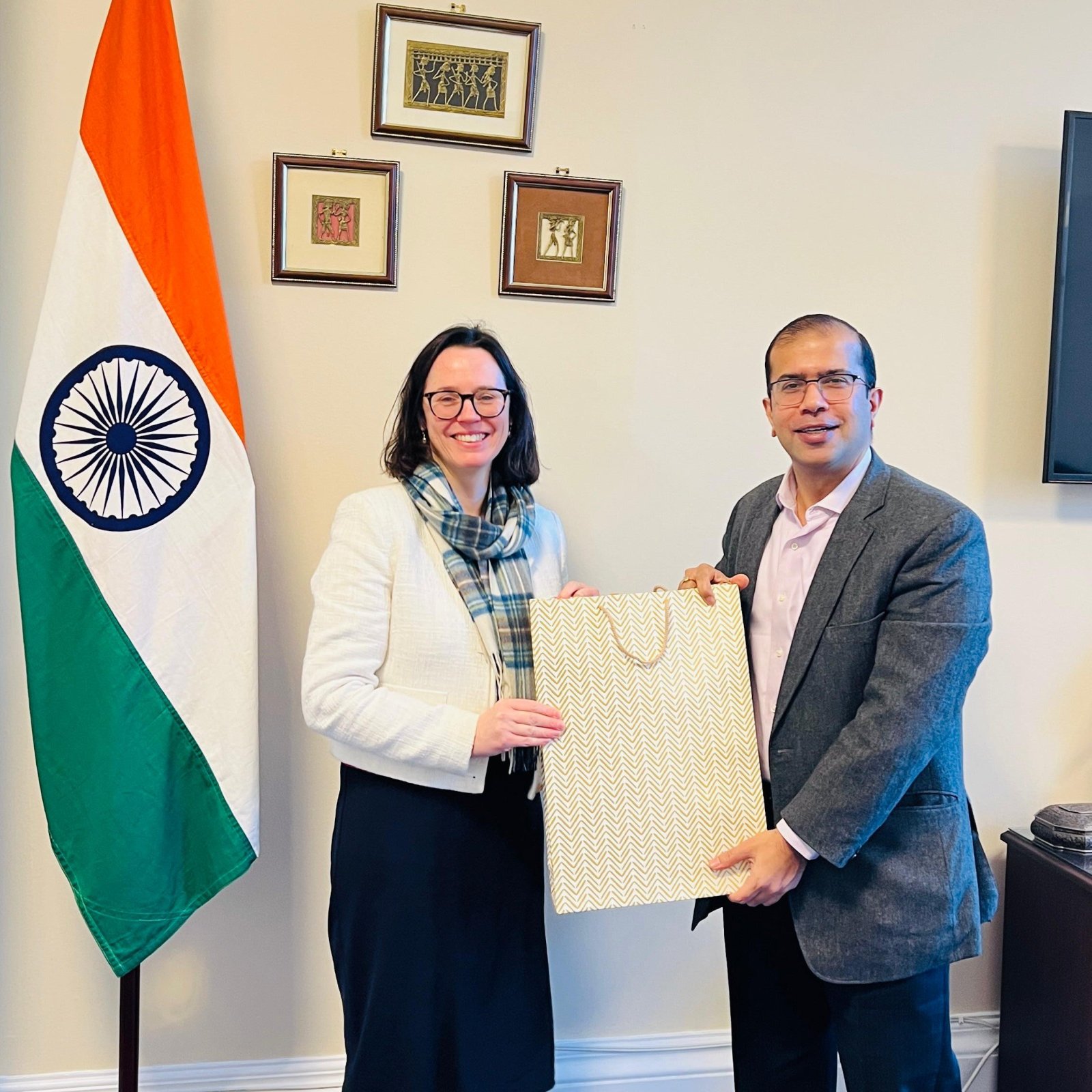 Consul General met Ms. Naomi Graham, Vice Principal for International and External Relations, Edinburgh Napier University.